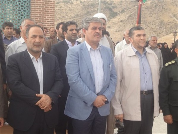 یادمان شهدای گمنام شهر باشت با حضور تاجگردون و مسئولان کشوری و استانی افتتاح شد