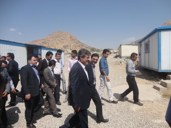 بازدید تاجگردون از طرح ملی انتقال آب به دشت امامزاده جعفر