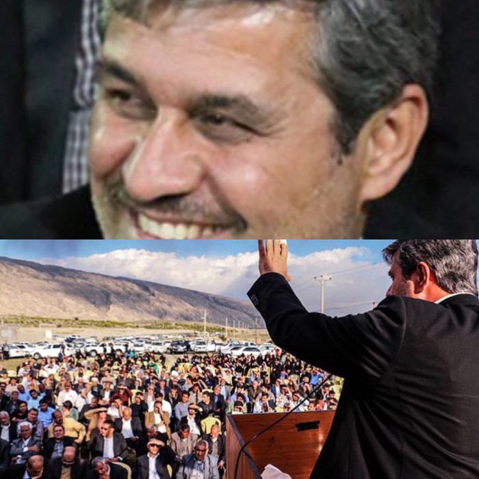 دیدار غلامرضا تاجگردون با طایفه برافتابی در روستای چهاربیشه دیدار غلامرضا تاجگردون با طایفه برافتابی در روستای چهاربیشه