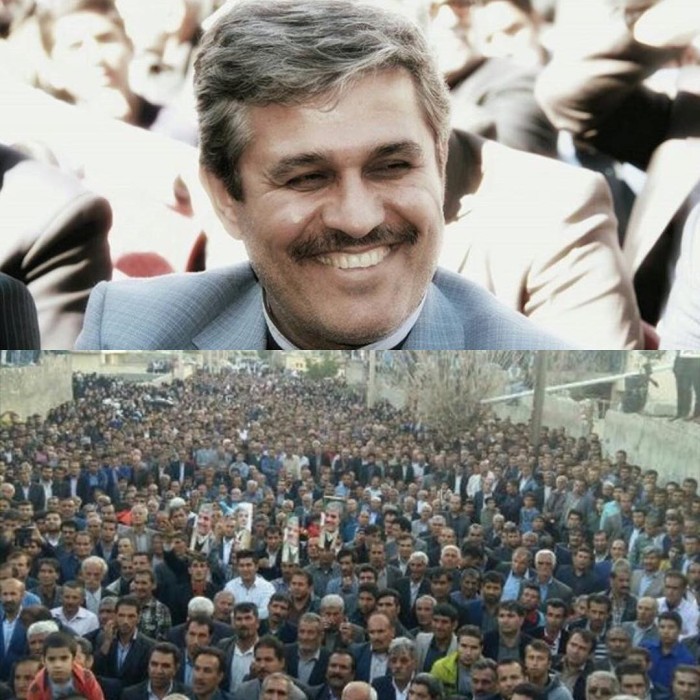 حضور غلامرضا تاجگردون در جمع طایفه گشین شهر باشت