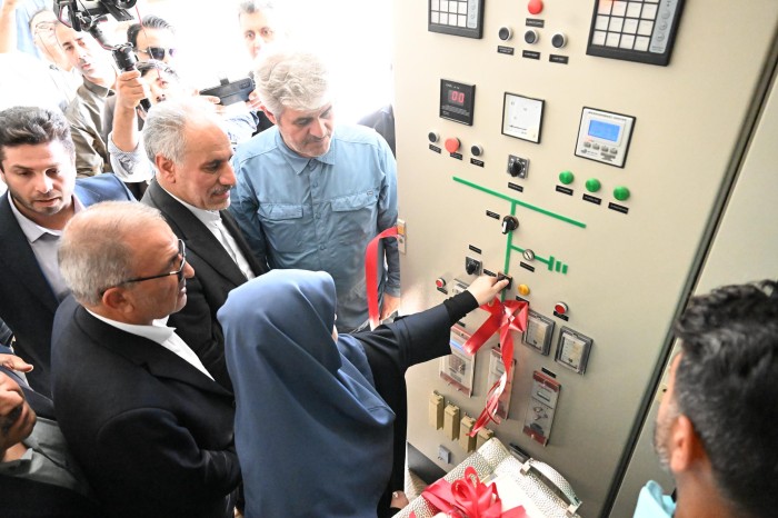 افتتاح پست برق ۱۳۲ کیلو ولت باشت با حضور معاون رئیس جمهور و غلام‌رضا تاجگردون