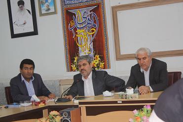 نشست بررسی نحوه اجرای طرح ساماندهي خيابان شهيد بلاديان شهر دوگنبدان با حضور تاجگردون