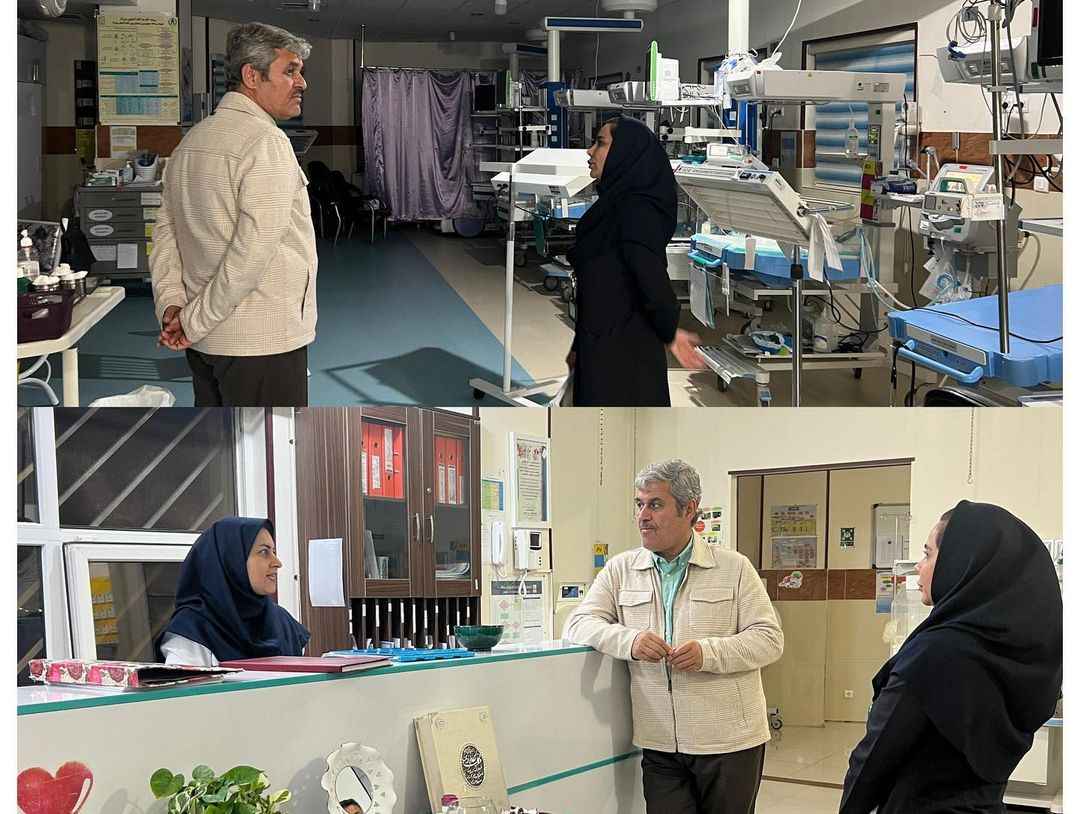 گزارش تصویری بازدید تاج‌گردون از بیمارستان های گچساران به مناسبت شب سال نو