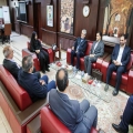 دیدار غلامرضا تاجگردون به همراه استاندار و جمعی از مدیران استانی با وزیر راه و شهرسازی دیدار غلامرضا تاجگردون به همراه استاندار و جمعی از مدیران استانی با وزیر راه و شهرسازی