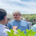 بازدید غلام‌رضا تاجگردون با همراهی معاون دهیاری‌های کشور از روستاهای گچساران و باشت