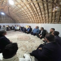 بازدید غلام‌رضا تاجگردون با همراهی معاون دهیاری‌های کشور از روستاهای گچساران و باشت