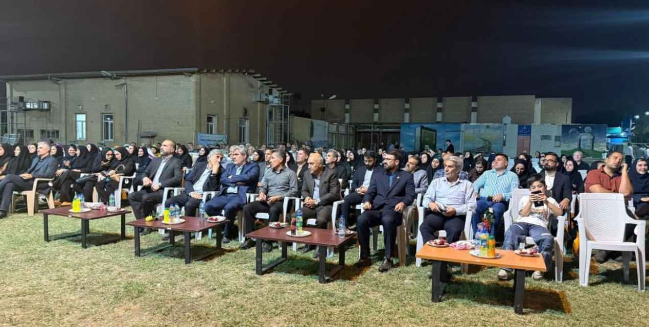 حضور غلام‌رضا تاج‌گردون در جشن بزرگداشت مقام معلم در گچساران