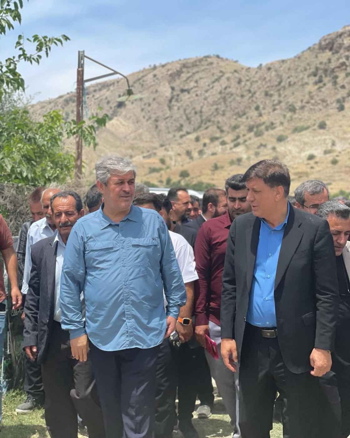 بازدید غلام‌رضا تاجگردون با همراهی معاون دهیاری‌های کشور از روستاهای گچساران و باشت