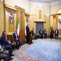 استقبال رسمی از هیات پارلمانی ایران پس از سفر دوره‌ای به آمریکای لاتین در فرودگاه مهرآباد