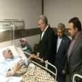 عیادت مسئولان از غلامرضا تاجگردون در بیمارستان به روایت تصویر عیادت مسئولان از غلامرضا تاجگردون در بیمارستان به روایت تصویر