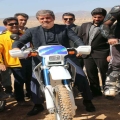 افتتاح نخستین پیست موتورسواری گچساران با حضور تاجگردون