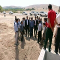 بازدید تاجگردون از طرح ملی انتقال آب به دشت امامزاده جعفر