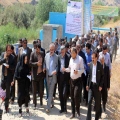 ایستگاه پمپاژ آب کشاورزی چالموره و چاه‌تلخ با حضور وزیر جهاد کشاورزی و غلامرضا تاجگردون افتتاح شد