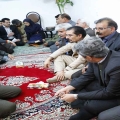 دیدار غلامرضا تاجگردون با جمعی از اهالی قشقایی شهرستان گچساران از تیره‌های وندا، نره‌ای و جعفربیگلو