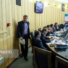 حضور علی لاریجانی در جلسه کمیسیون تلفیق بودجه ۹۶