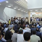 حضور غلامرضا تاجگردون در جمع سادات امامزاده شاه‌زینعلی