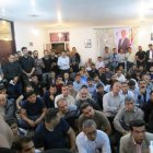 نشست صمیمی غلامرضا تاجگردون با جوانان و معتمدین سادات امامزاده علی در گچساران