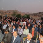 دیدار غلامرضا تاجگردون با طایفه بابا امیرشیخی در روستای چاهتلخ