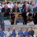 دیدار غلامرضا تاجگردون با طایفه بابا امیرشیخی در روستای چاهتلخ