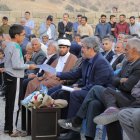 دیدار غلامرضا تاجگردون با طایفه بابا امیرشیخی در روستای چاهتلخ