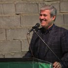 دیدار غلامرضا تاجگردون با مردم روستای سراب‌ننیز