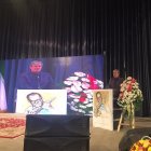 حضور غلامرضا تاجگردون در مراسم بزرگداشت مسعود بختیاری در کرج