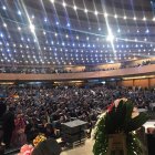 حضور غلامرضا تاجگردون در مراسم بزرگداشت مسعود بختیاری در کرج