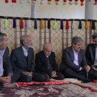 دیدار غلامرضا تاجگردون با مردم شریف روستای تنگ آب باشت