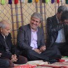 دیدار غلامرضا تاجگردون با مردم شریف روستای تنگ آب باشت