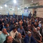 دیدار غلامرضا تاجگردون با مردم شریف سادات سرآب بیز باشت