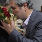 دیدار غلامرضا تاجگردون با خانواده شهید عبدالهی، صفری و سادات بیدک در باشت