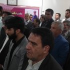 دیدار غلامرضا تاجگردون با خانواده شهید عبدالهی، صفری و سادات بیدک در باشت