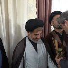 دیدار غلامرضا تاجگردون با خانواده شهید عبدالهی، صفری و سادات بیدک در باشت