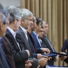 دیدار غلامرضا تاجگردون با بازنشستگان گچساران و باشت با حضور رئیس کمیسیون اجتماعی مجلس