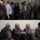 نشست غلامرضا تاجگردون با خانواده‌ها و معتمدین قشقایی در گچساران