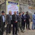 کلنگ‌زنی پروژه آبرسانی به عشایر شرق گچساران با حضور وزیر عشایر و غلامرضا تاجگردون