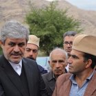 کلنگ‌زنی پروژه آبرسانی به عشایر شرق گچساران با حضور وزیر عشایر و غلامرضا تاجگردون