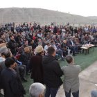 دیدار تاجگردون با مردم روستای پاکوه