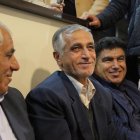 حضور تاجگردون در جمعی از معتمدین و جوانان شهر باشت