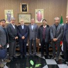 دیدار غلامرضا تاجگردون با رئیس سازمان انرژی اتمی