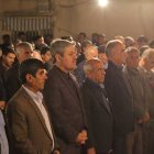 دیدار غلامرضا تاجگردون با خانواده محترم گرجی و بستگان در باشت