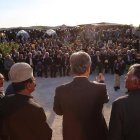 جلسه صمیمی با جمعی از خانواده‌های قشقایی در قاسم‌آباد