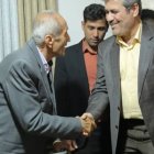 نشست صمیمی غلامرضا تاجگردون با سادات محترم تکیه