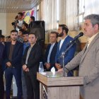 نشست غلامرضا تاجگردون با طایفۀ طاس‌احمدی در گچساران