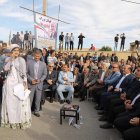 دیدار تاجگردون با مردم شریف لیشتر