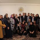 دیدار تاجگردون با جمعی از خانواده‌ها و تیره‌های محترم قشقایی