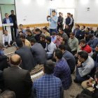 دیدار تاجگردون با خانواده رضایی و بستگان در گچساران