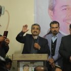 دیدار تاجگردون با مردم شریف روستای سعادت آباد باشت