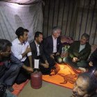 دیدار تاجگردون با مردم شریف برخی از روستاهای پشت کوه باشت