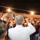 دیدار تاجگردون با مردم روستای شمس عرب